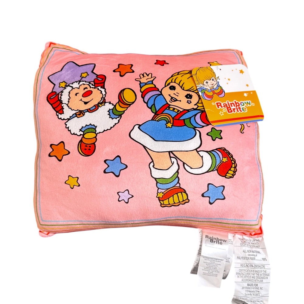 Rainbow Brite Twink Sprite Pink Decorative Plush‎ Throw Pillow 14x12